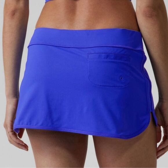 Athleta Tidal Skirt Yacht Blue Swim SP - Picture 2 of 8